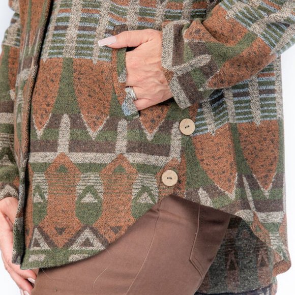 New Papillon Country Western Mountain Jacket coat boho hipster festival coat - Picture 6 of 10